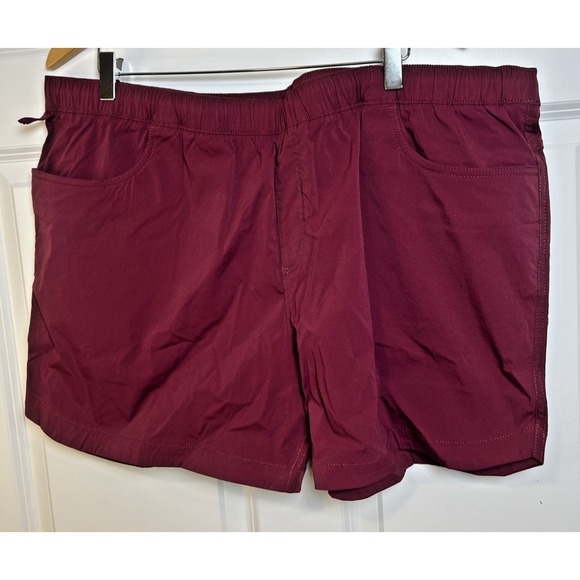 Carhartt Pants - Carhartt Women's Force Ripstop Work Shorts 2XL Burgundy BS5266‑W Relaxed Fit NWT